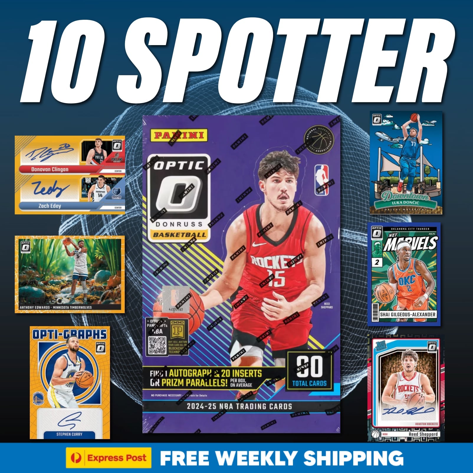 New Optic Hobby 10 Spot (14,719) 3 Teams Each!