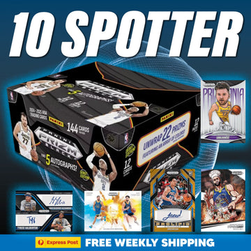 Prizm Black Hobby 10 Spot (14,789) 5 Autos Per Box!